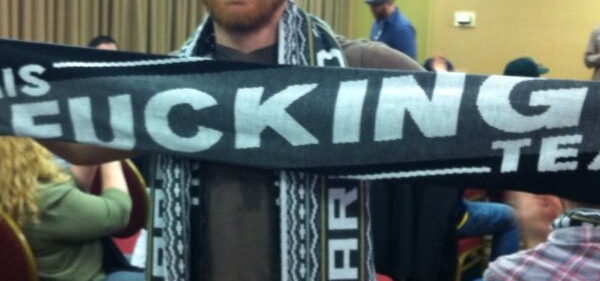 We made a scarf.