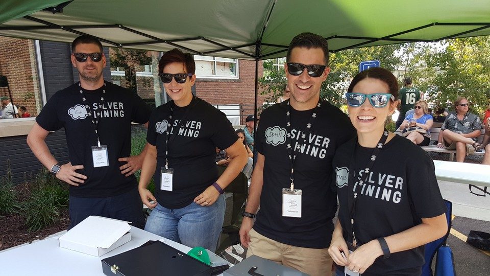 Silver Lining Volunteers at the NE Food Truck Rally Event