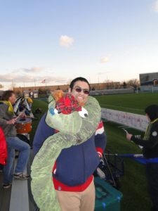 Anthony De Sam Lazaro and the Nessie Puppet