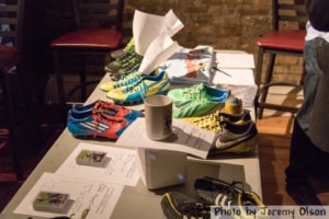 Player worn cleats are typically abundant at the auction (Photo: Jeremy Olson)