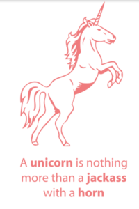 The 2006 Unicorn-Jackass t-shirt design