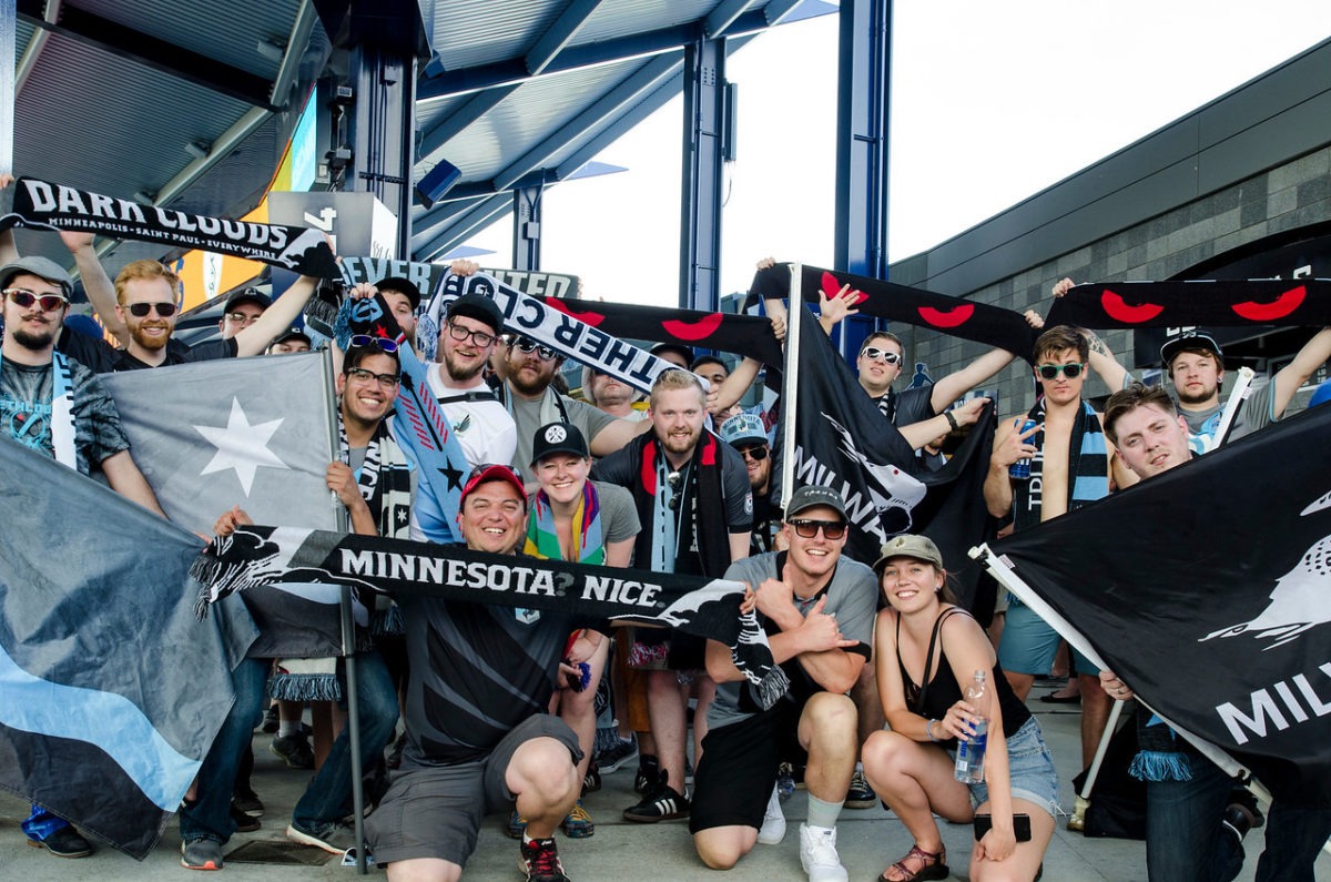 Loons supporters in KC (Photo: Daniel Mick)