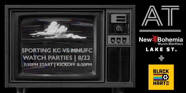  vs MNUFC 8/22/19 Dark Clouds Watch Parties graphic