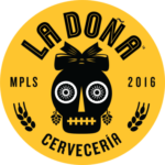 The logo for La Doña Cervecería.